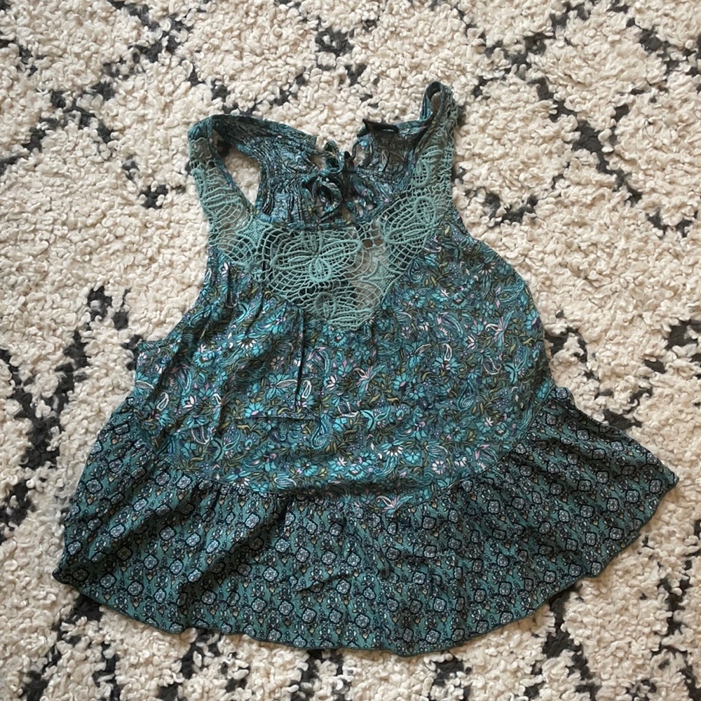 Anna Sui for O'Neill Patterned top